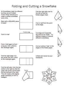 Paper Snowflake Directions