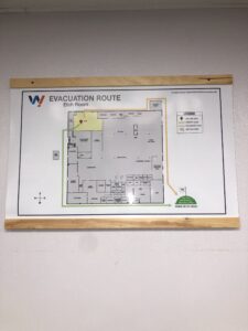 evacuation map